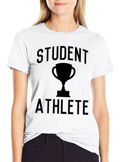 Camiseta Negra Estudiante Atleta