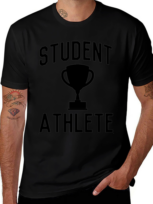 Camiseta Negra Estudiante Atleta