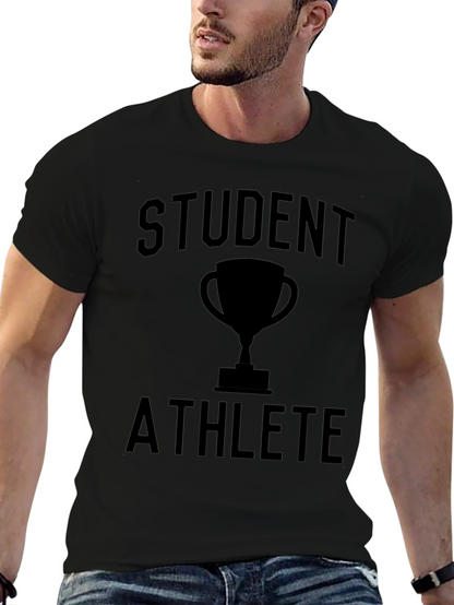 Camiseta Negra Estudiante Atleta
