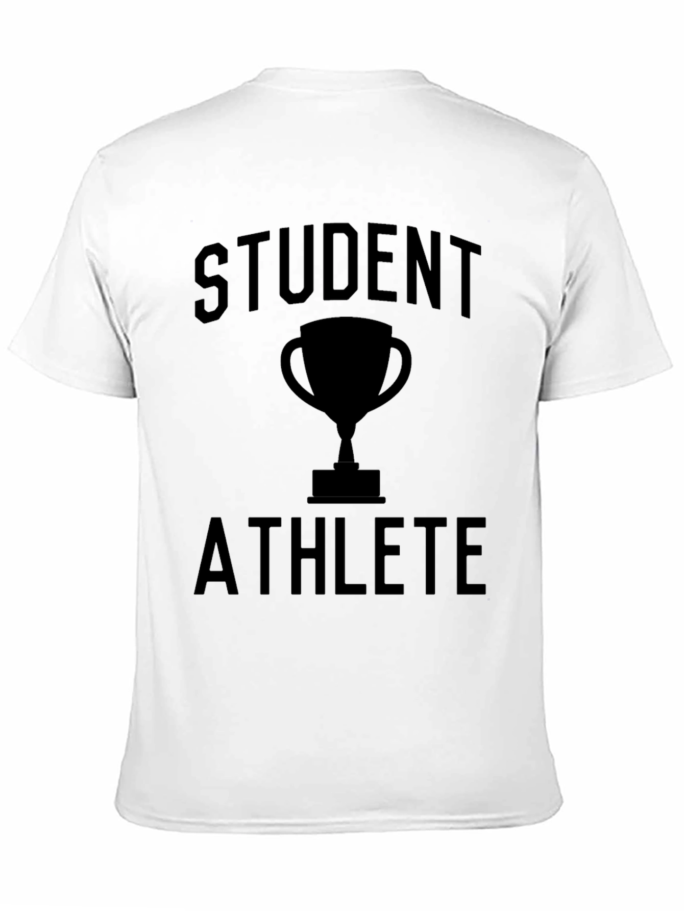 Camiseta Negra Estudiante Atleta