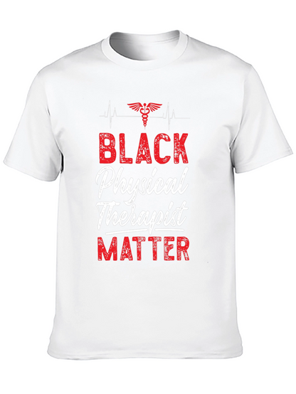 Camiseta Black Physical Therapist Matter para Fisioterapeutas