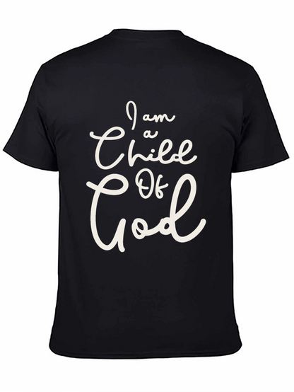 Camiseta Negra Soy un Hijo de Dios