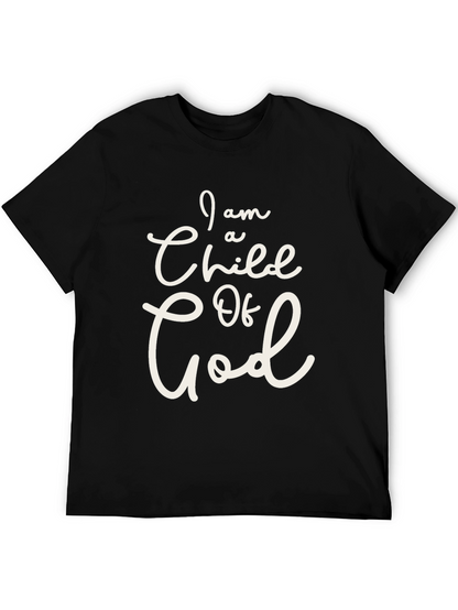 Camiseta Negra Soy un Hijo de Dios