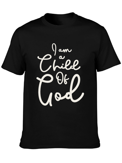 Camiseta Negra Soy un Hijo de Dios