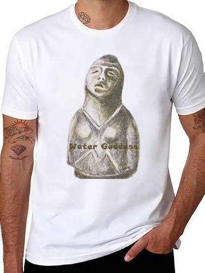 Camiseta Negra Diosa del Agua