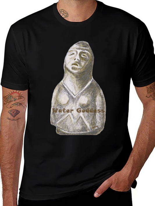 Camiseta Negra Diosa del Agua