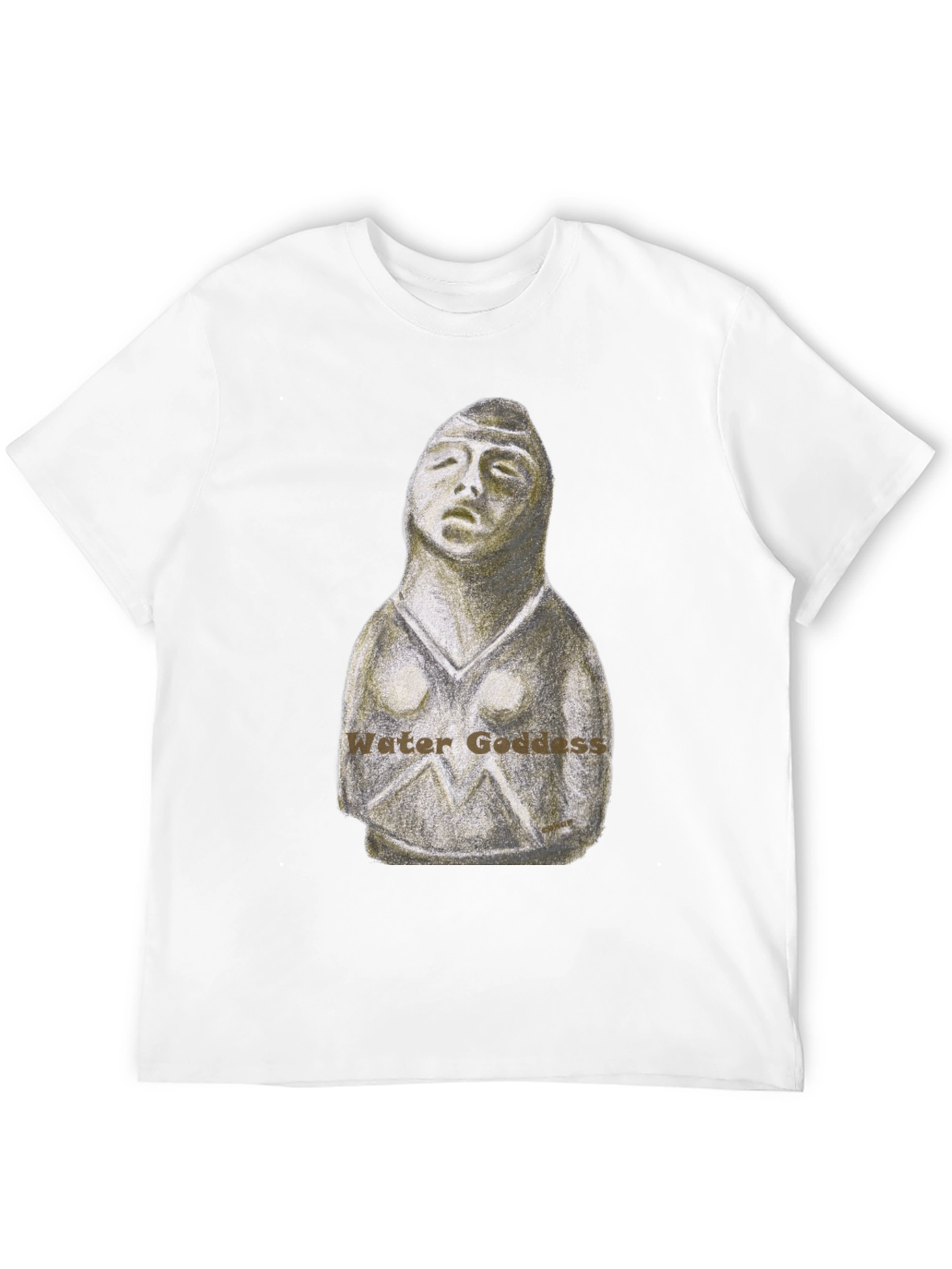 Camiseta Negra Diosa del Agua