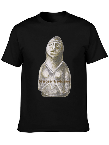 Camiseta Negra Diosa del Agua