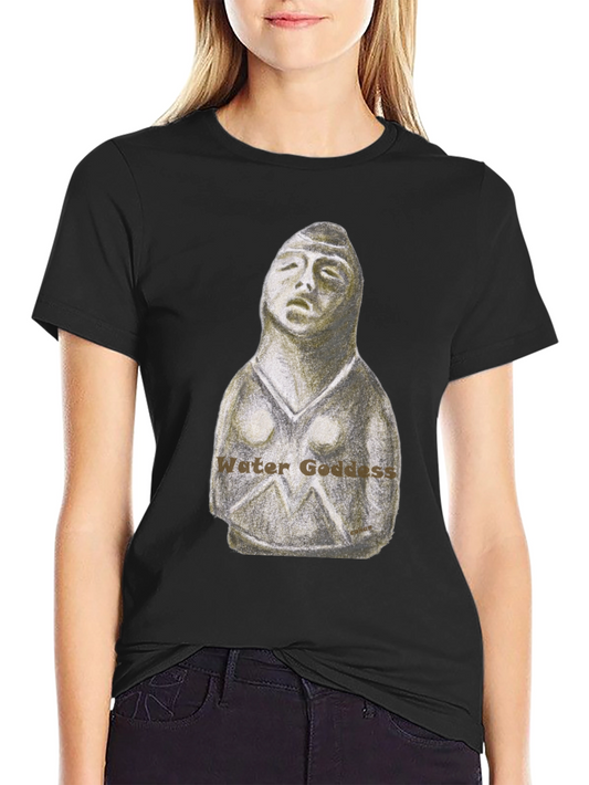 Camiseta Negra Diosa del Agua