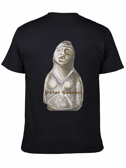 Camiseta Negra Diosa del Agua
