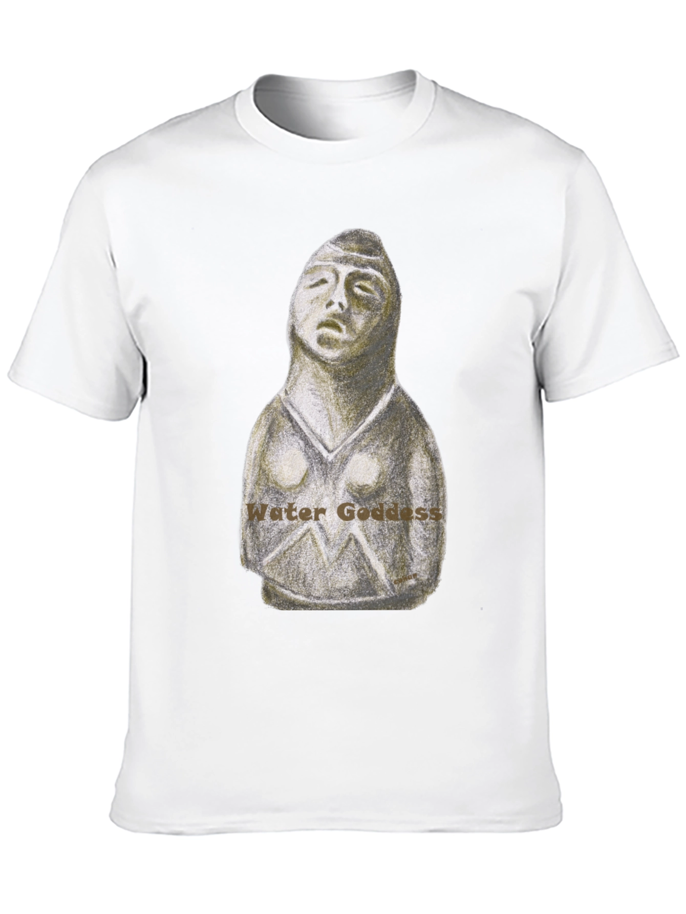 Camiseta Negra Diosa del Agua
