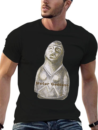 Camiseta Negra Diosa del Agua