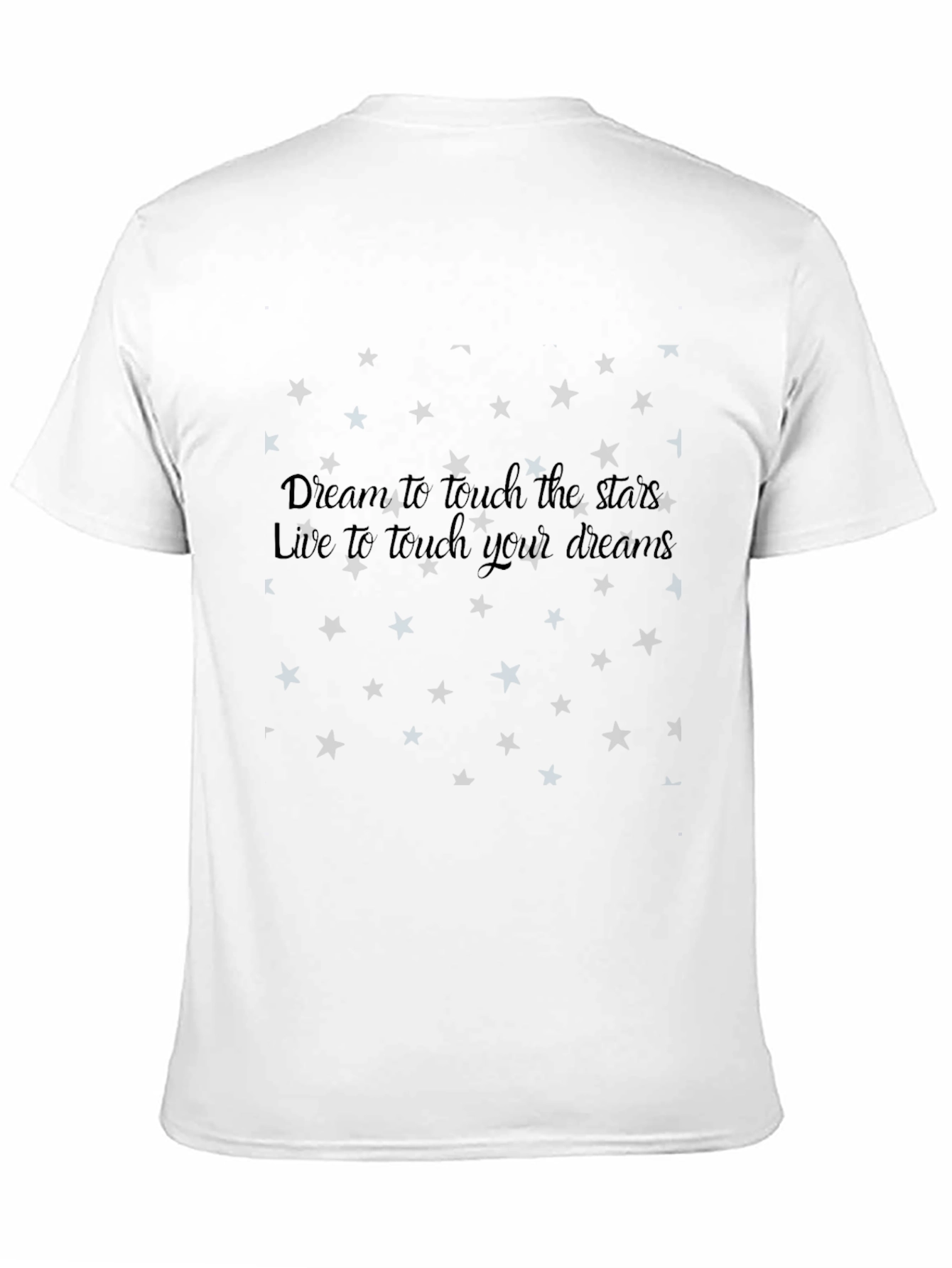 Camiseta Negra: Sueña con las Estrellas