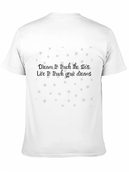 Camiseta Negra: Sueña con las Estrellas