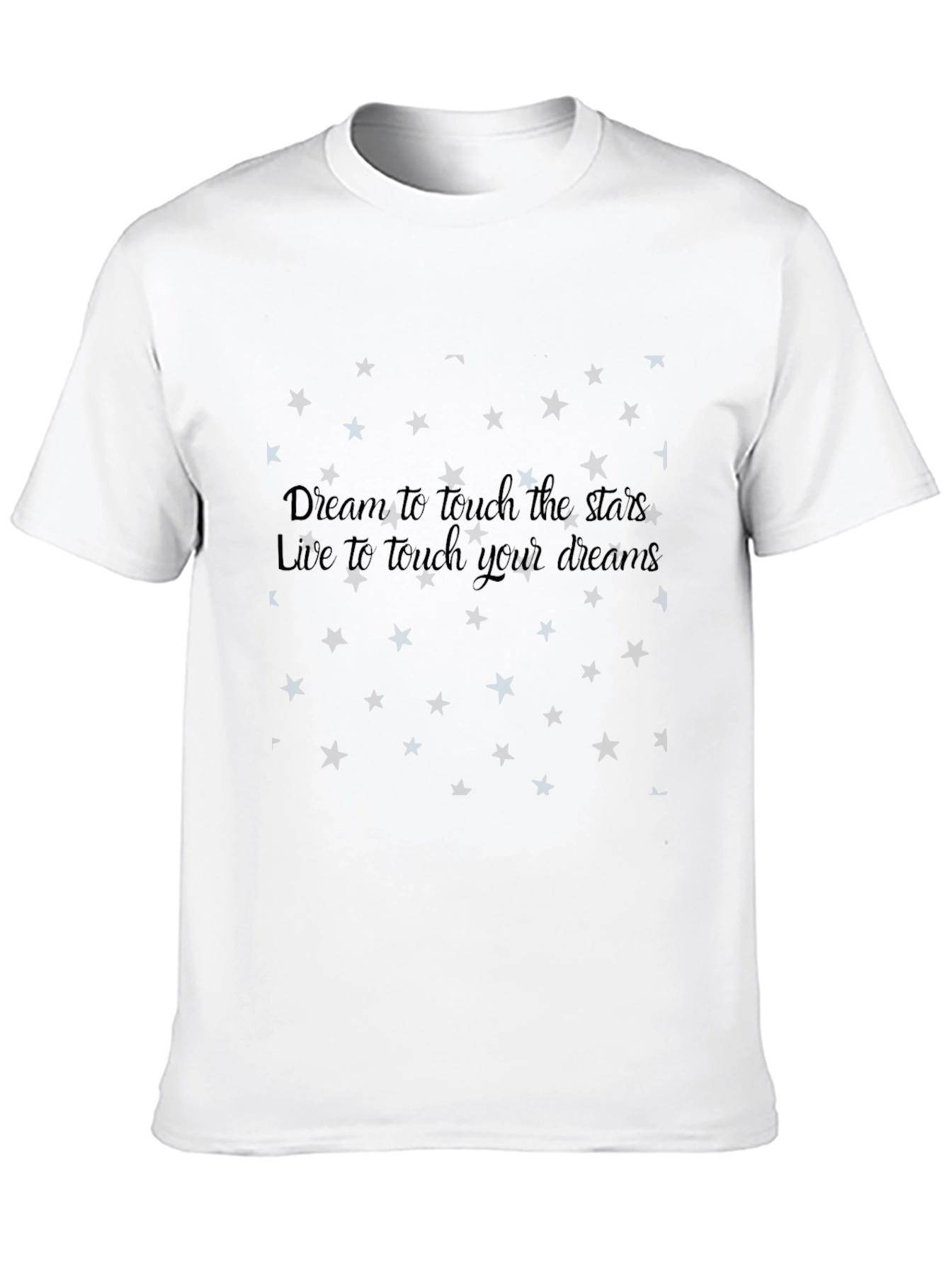Camiseta Negra: Sueña con las Estrellas