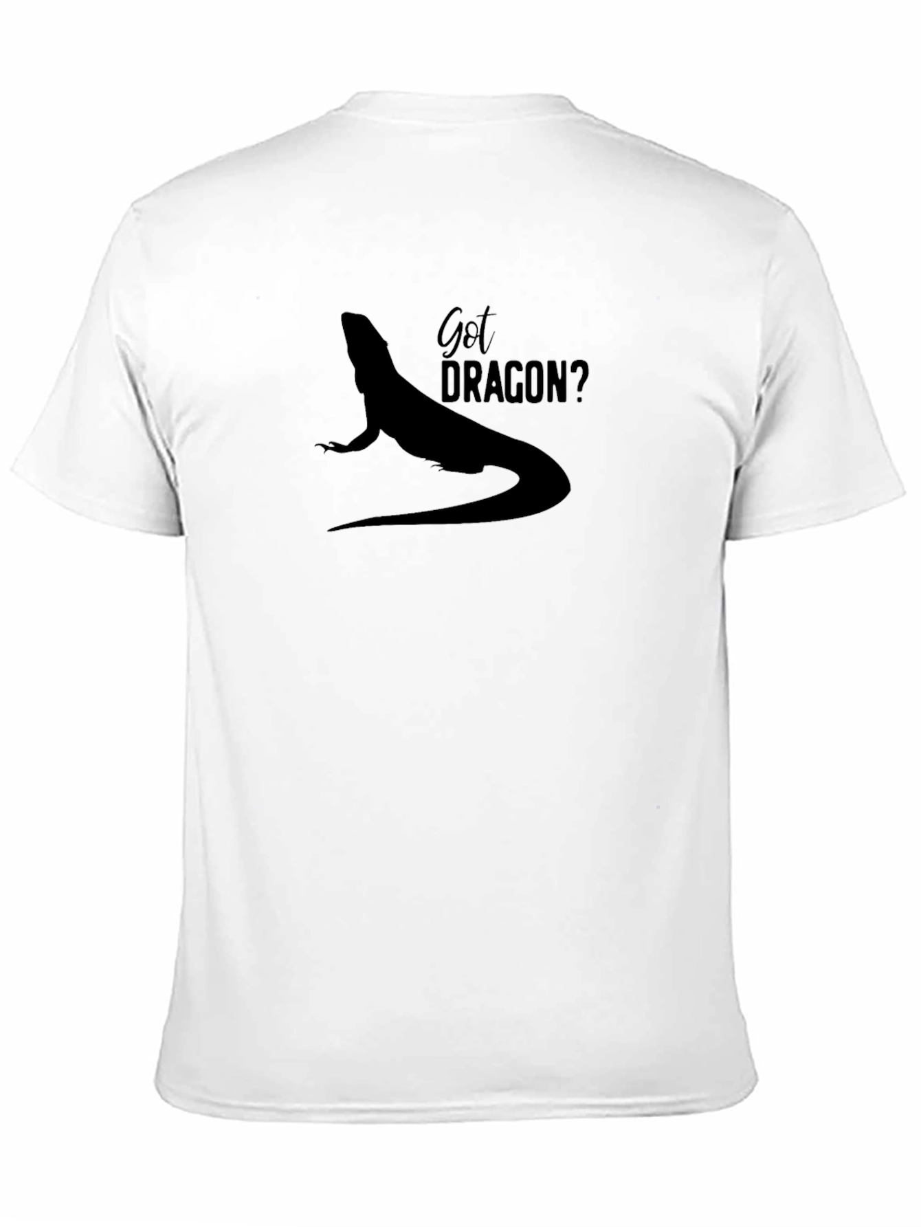 Camiseta Negra con Diseño Got Dragon?