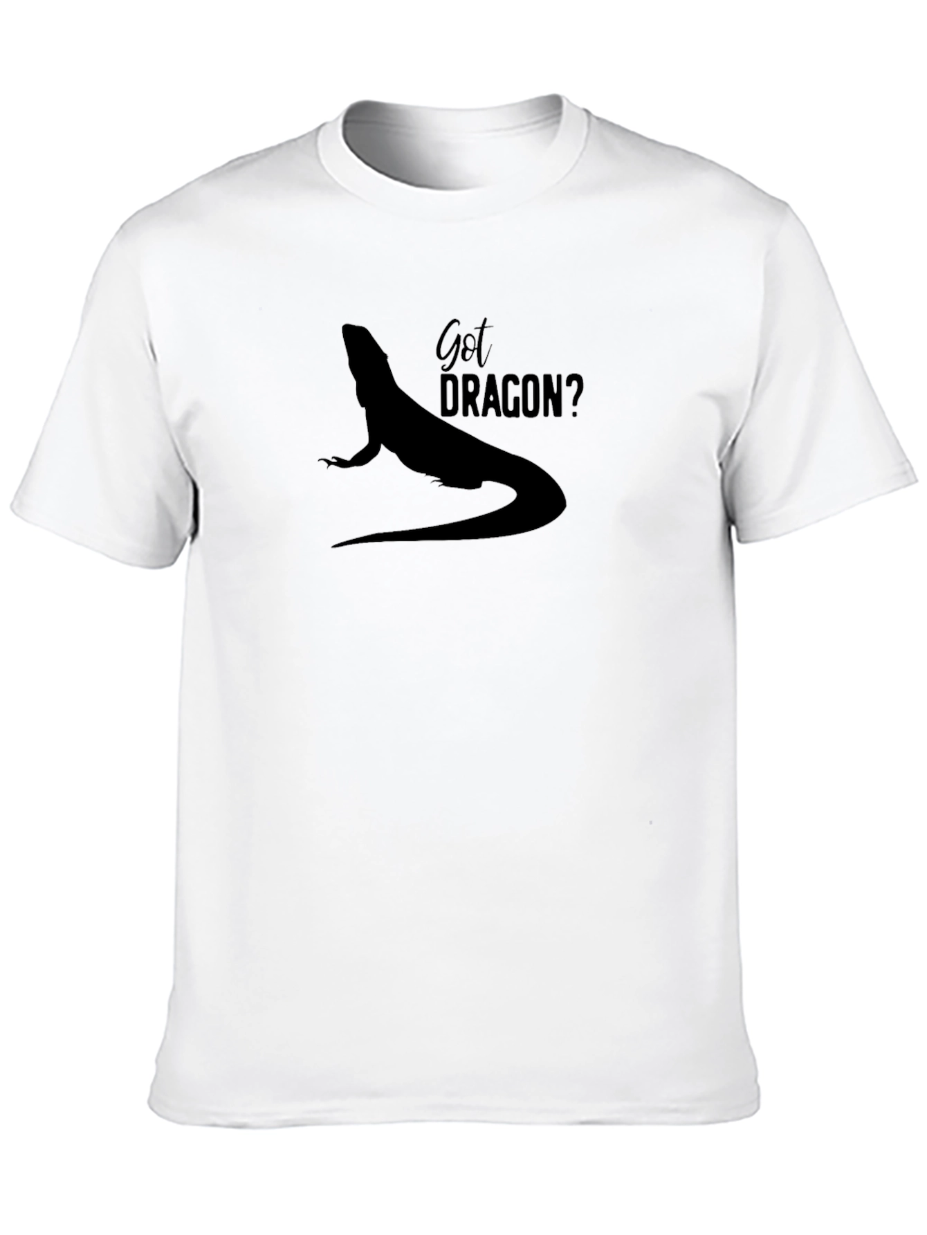 Camiseta Negra con Diseño Got Dragon?