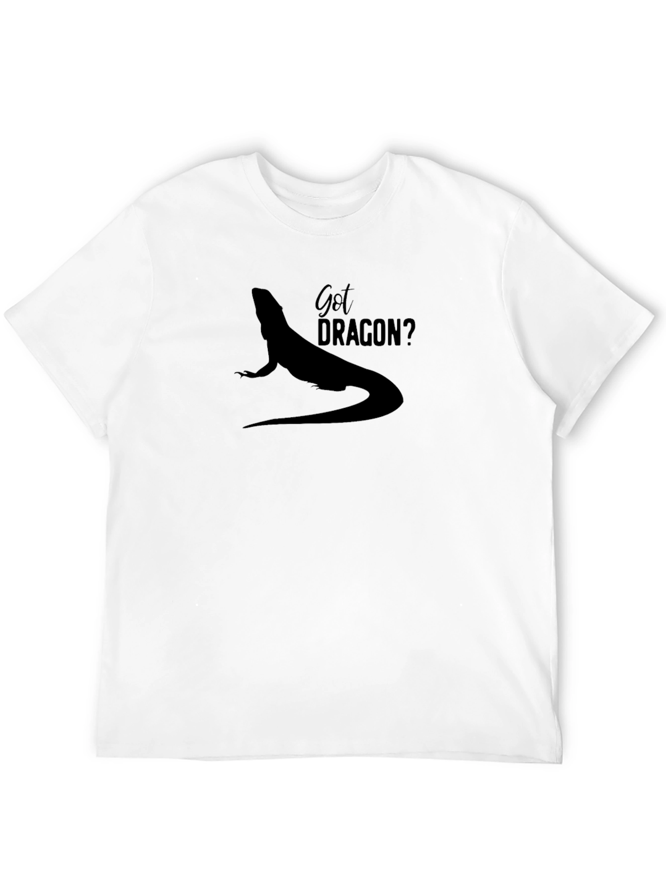 Camiseta Negra con Diseño Got Dragon?