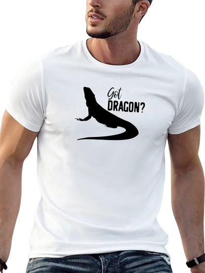 Camiseta Negra con Diseño Got Dragon?