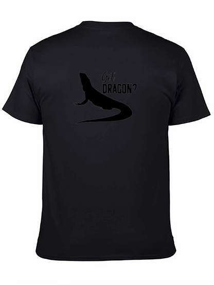 Camiseta Negra con Diseño Got Dragon?