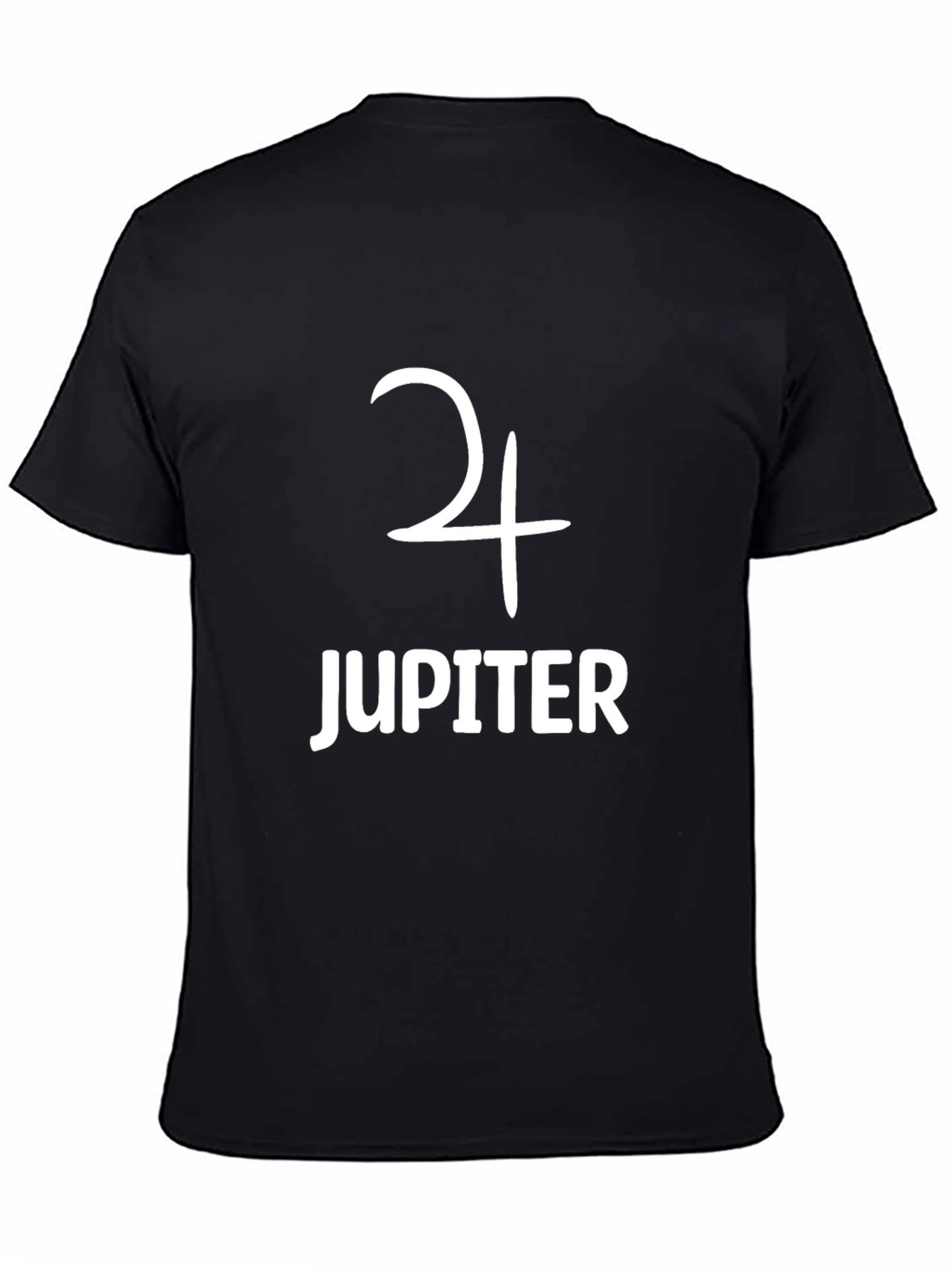 Camiseta Negra Jupiter para Hombre
