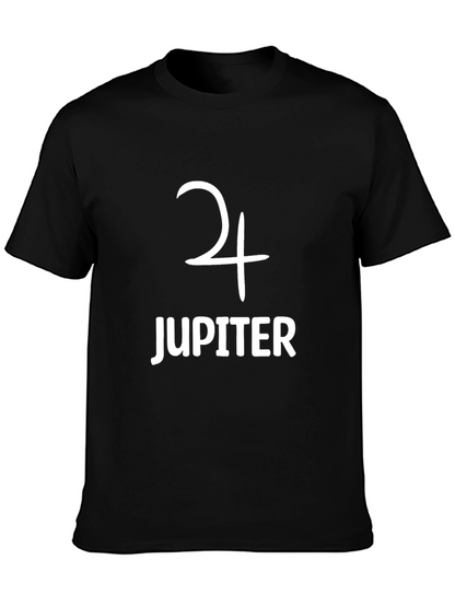 Camiseta Negra Jupiter para Hombre