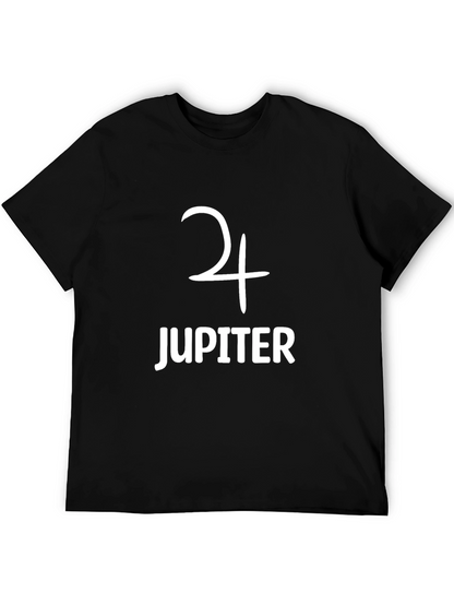 Camiseta Negra Jupiter para Hombre