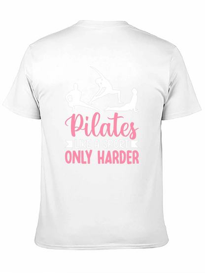 Camiseta Negra Pilates: Un Deporte Más Duro