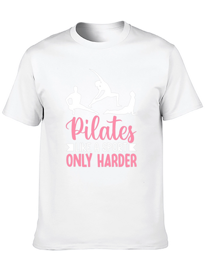Camiseta Negra Pilates: Un Deporte Más Duro