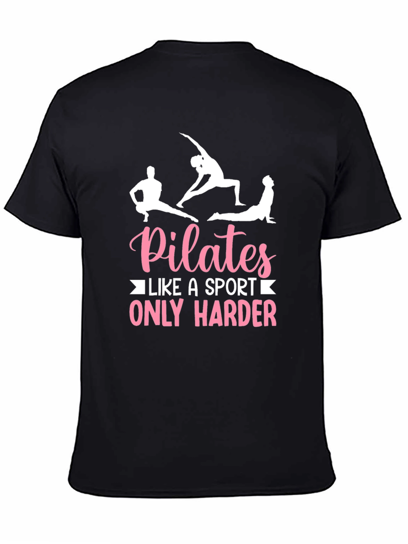 Camiseta Negra Pilates: Un Deporte Más Duro