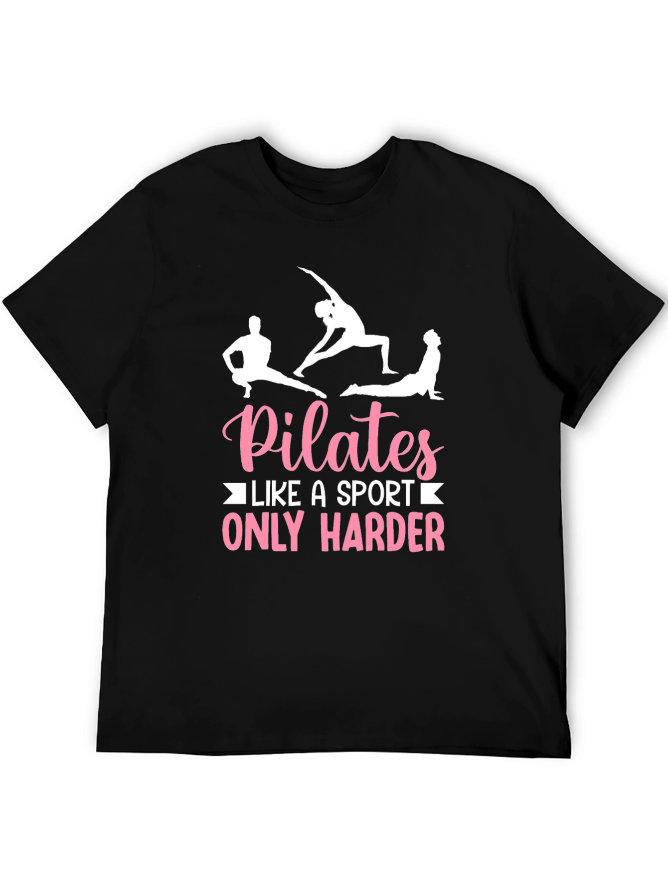 Camiseta Negra Pilates: Un Deporte Más Duro