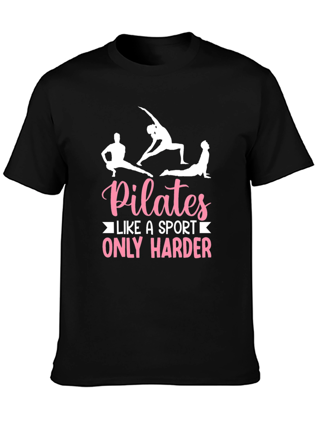Camiseta Negra Pilates: Un Deporte Más Duro