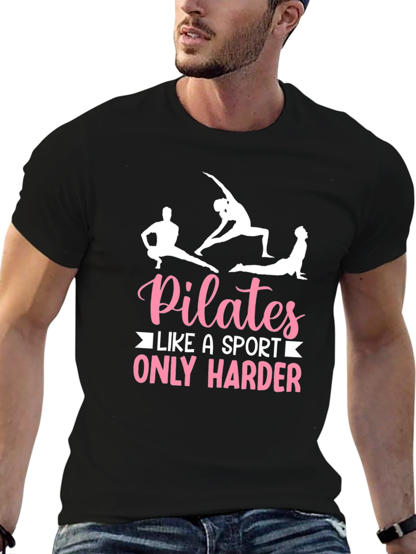 Camiseta Negra Pilates: Un Deporte Más Duro