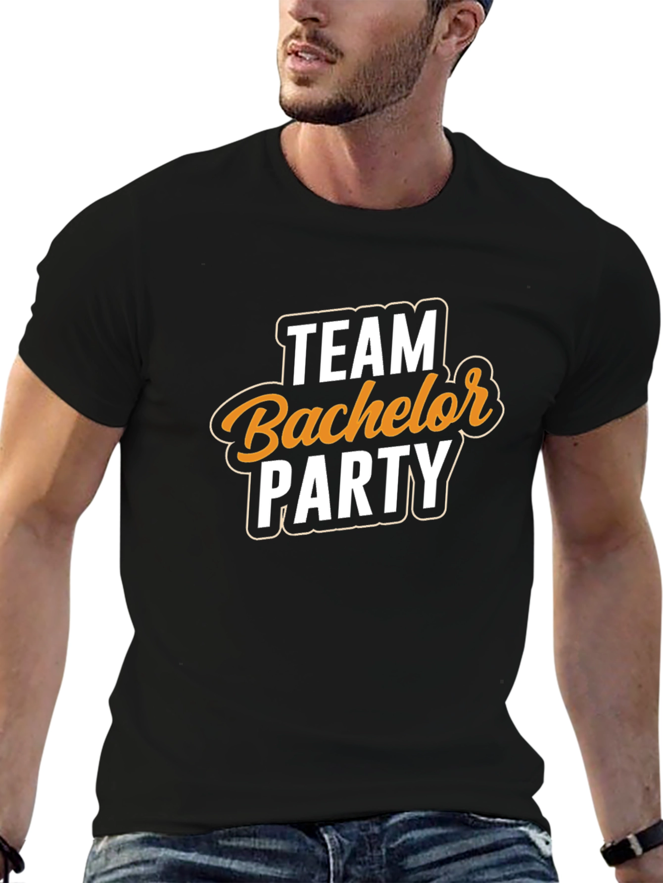 Camiseta Negra Team Bachelor Party