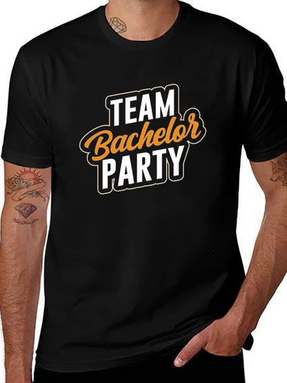 Camiseta Negra Team Bachelor Party