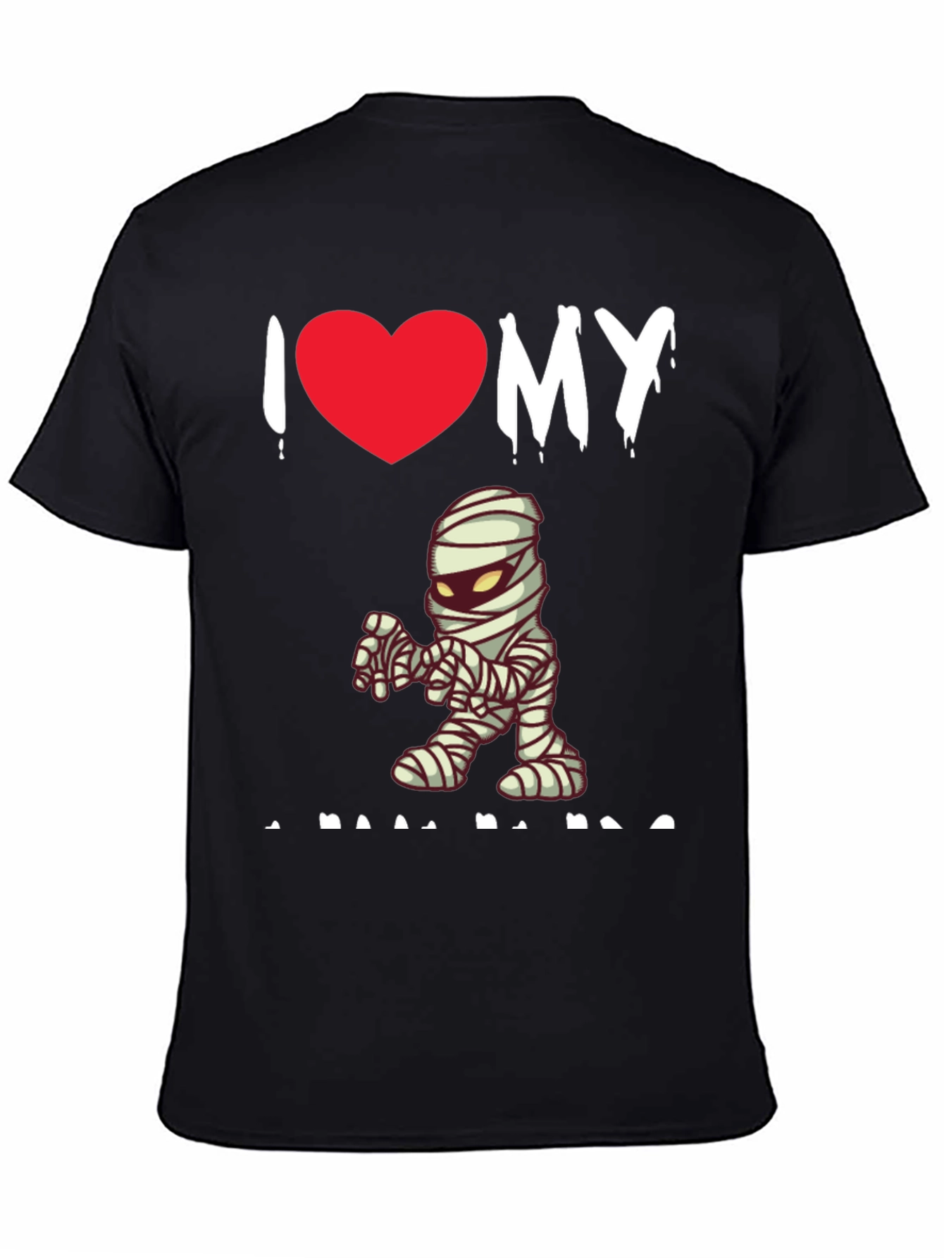 Camiseta I Love My Mummy de Halloween