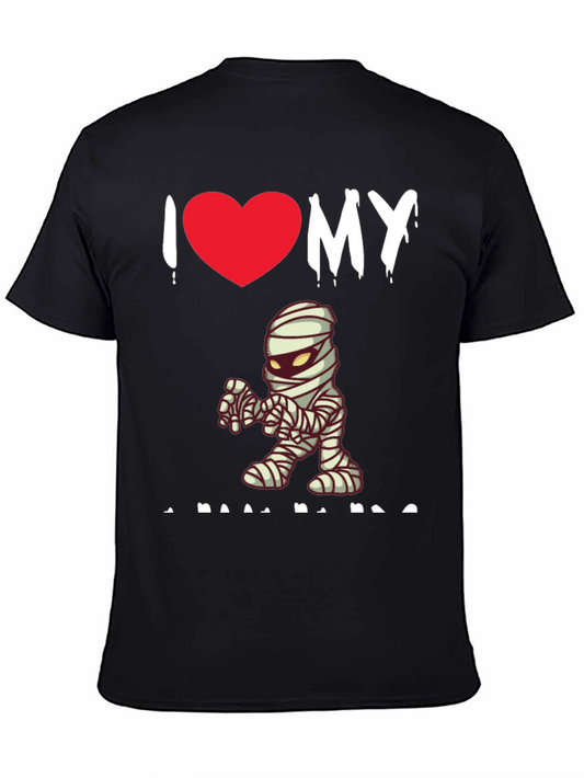 Camiseta I Love My Mummy de Halloween