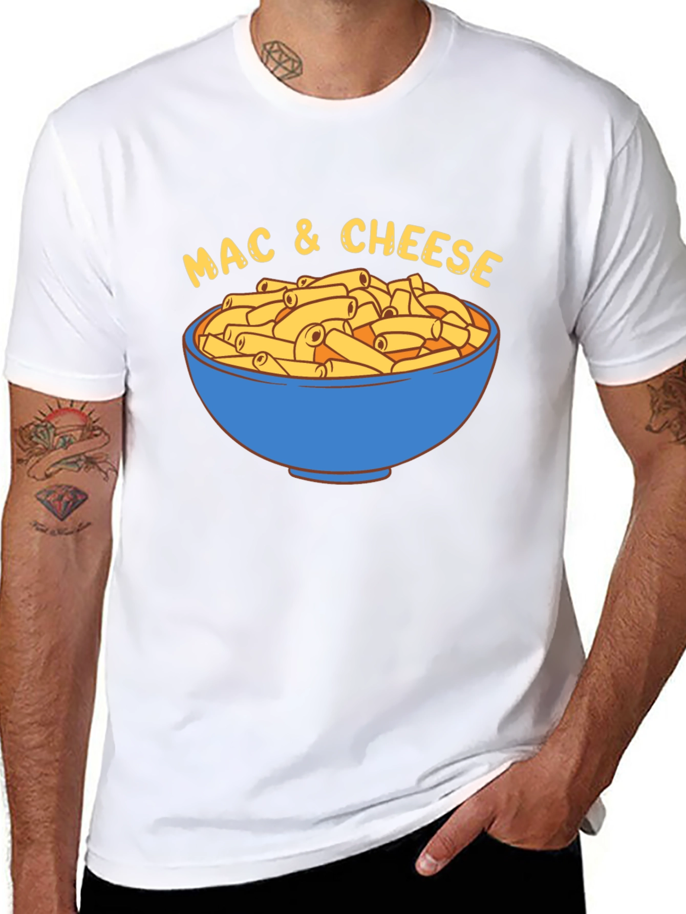 Camiseta Negra Mac & Cheese