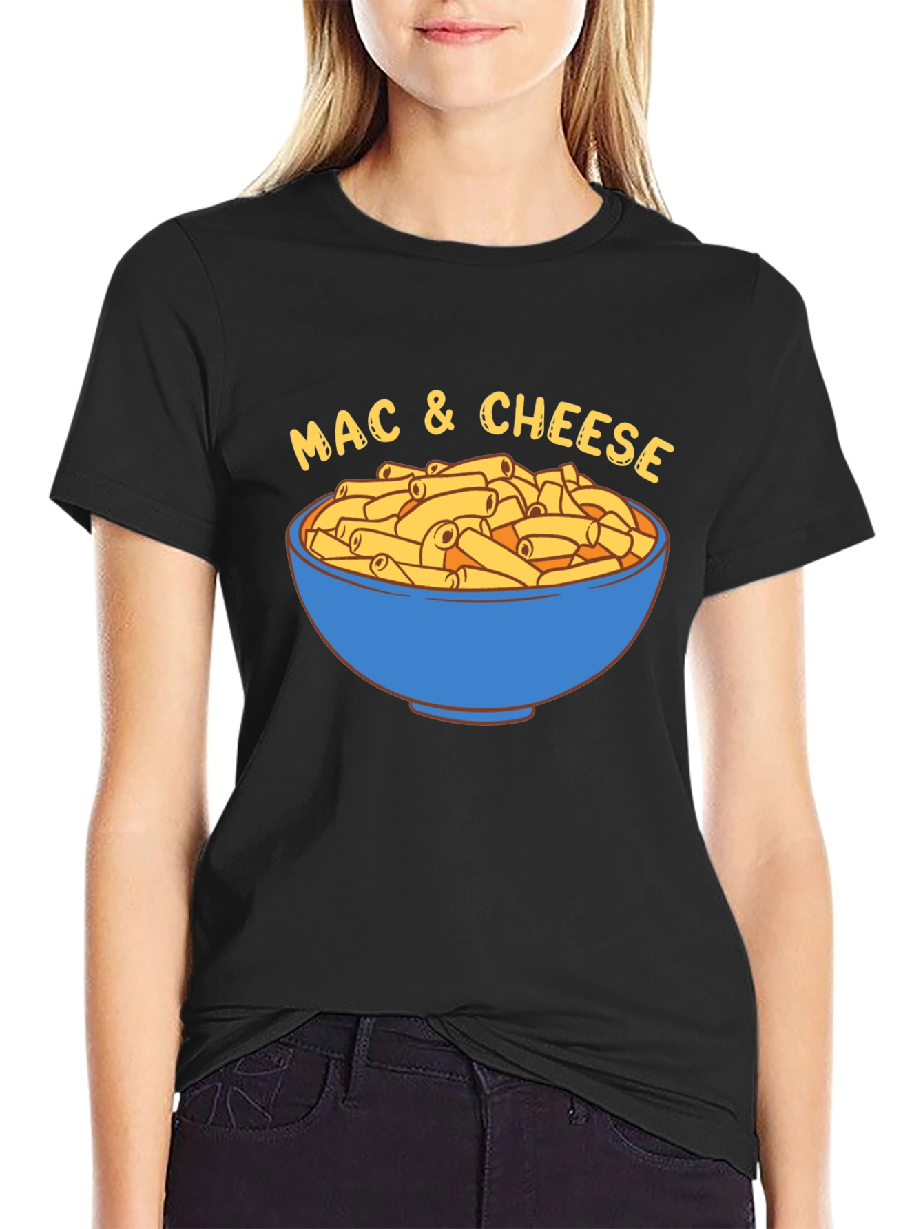 Camiseta Negra Mac & Cheese