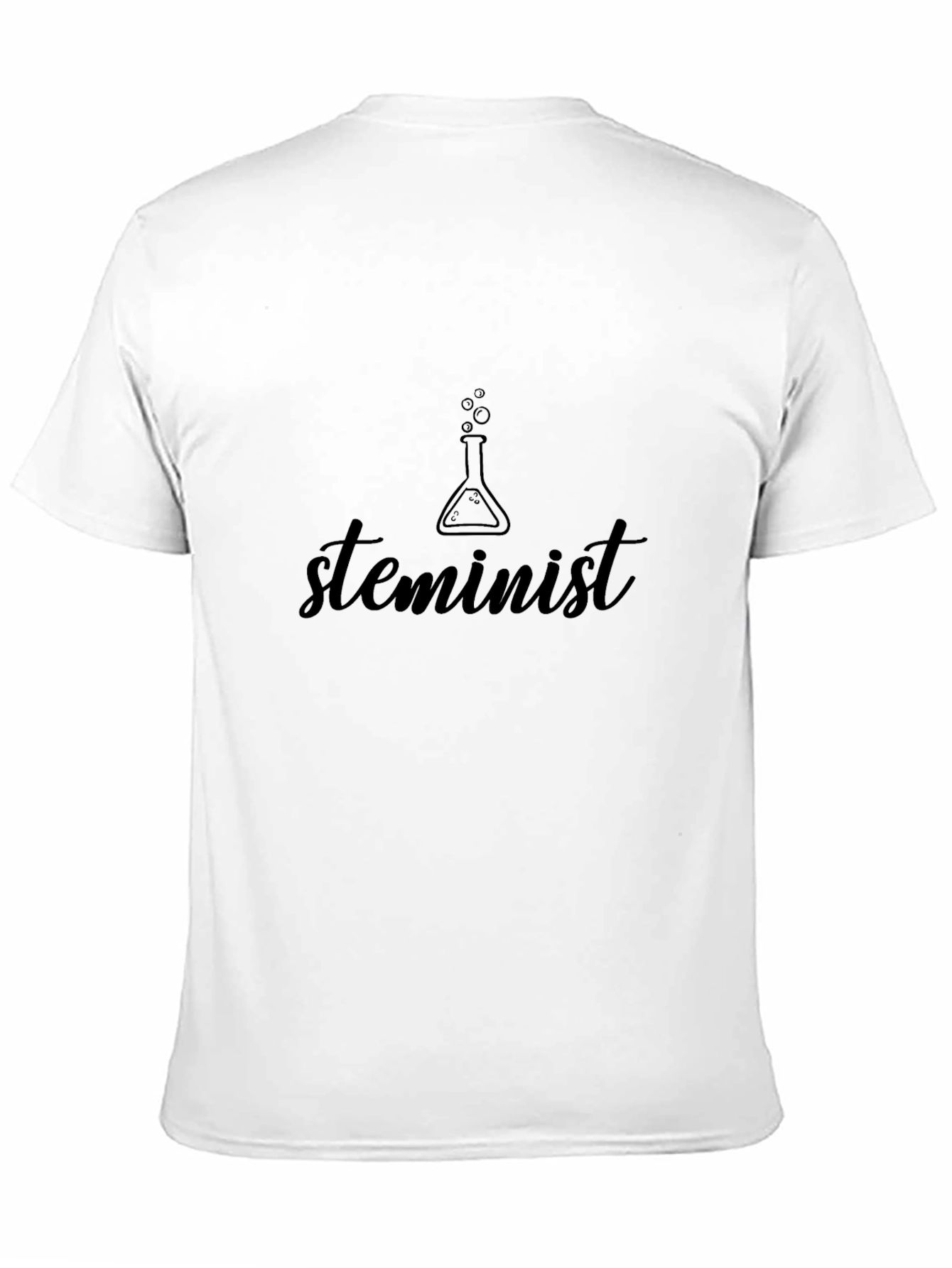 Camiseta Negra Steminist para un Look Empoderado