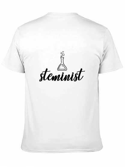 Camiseta Negra Steminist para un Look Empoderado