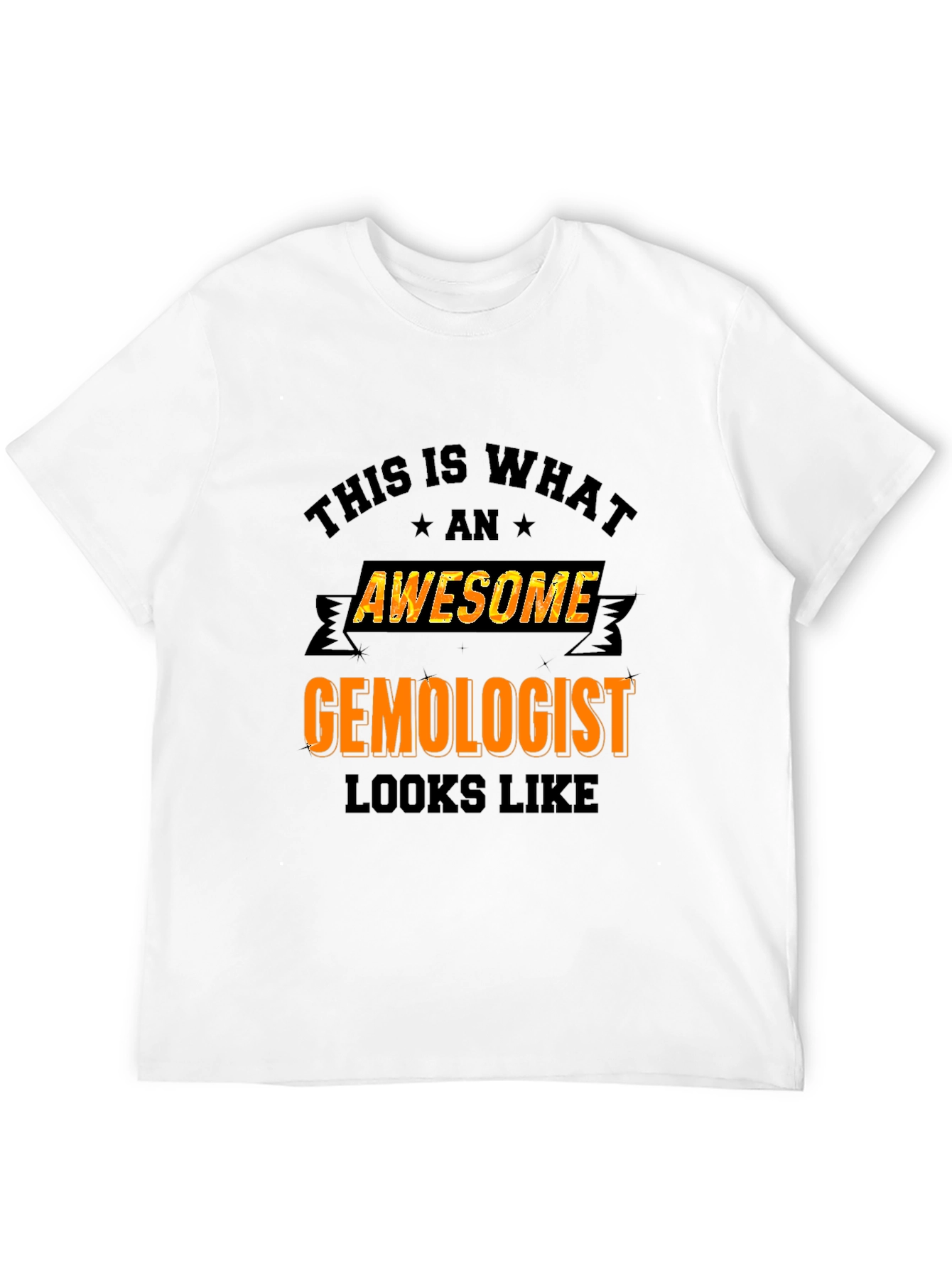Camiseta Negra Awesome Gemologist