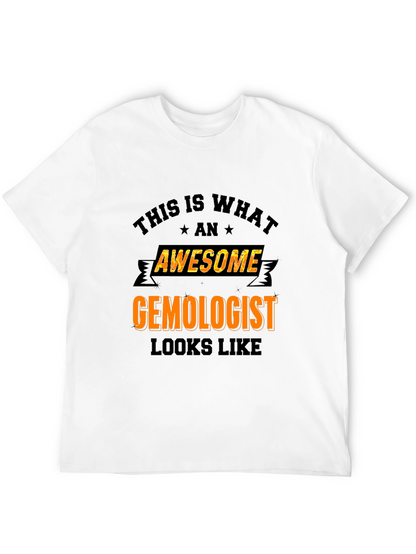 Camiseta Negra Awesome Gemologist