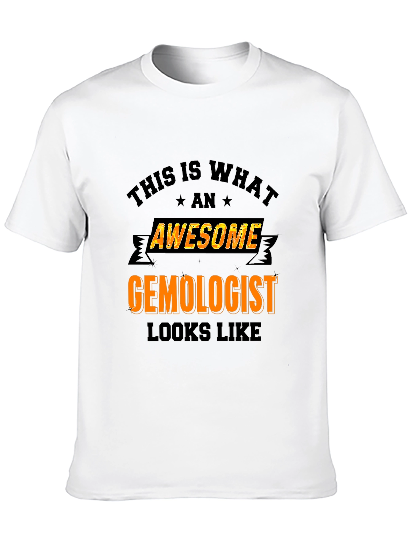 Camiseta Negra Awesome Gemologist