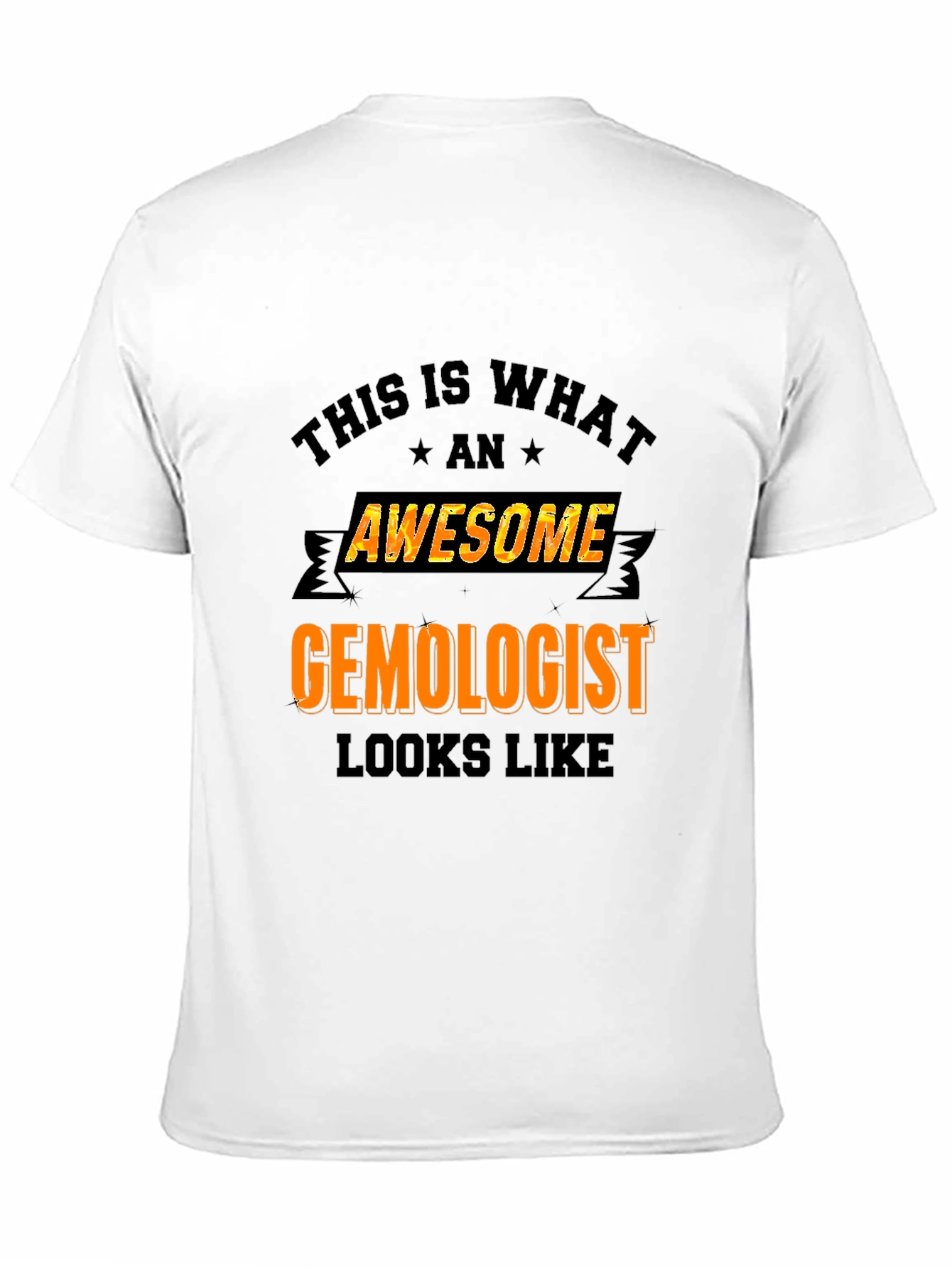 Camiseta Negra Awesome Gemologist