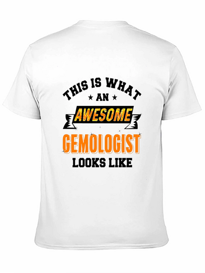 Camiseta Negra Awesome Gemologist