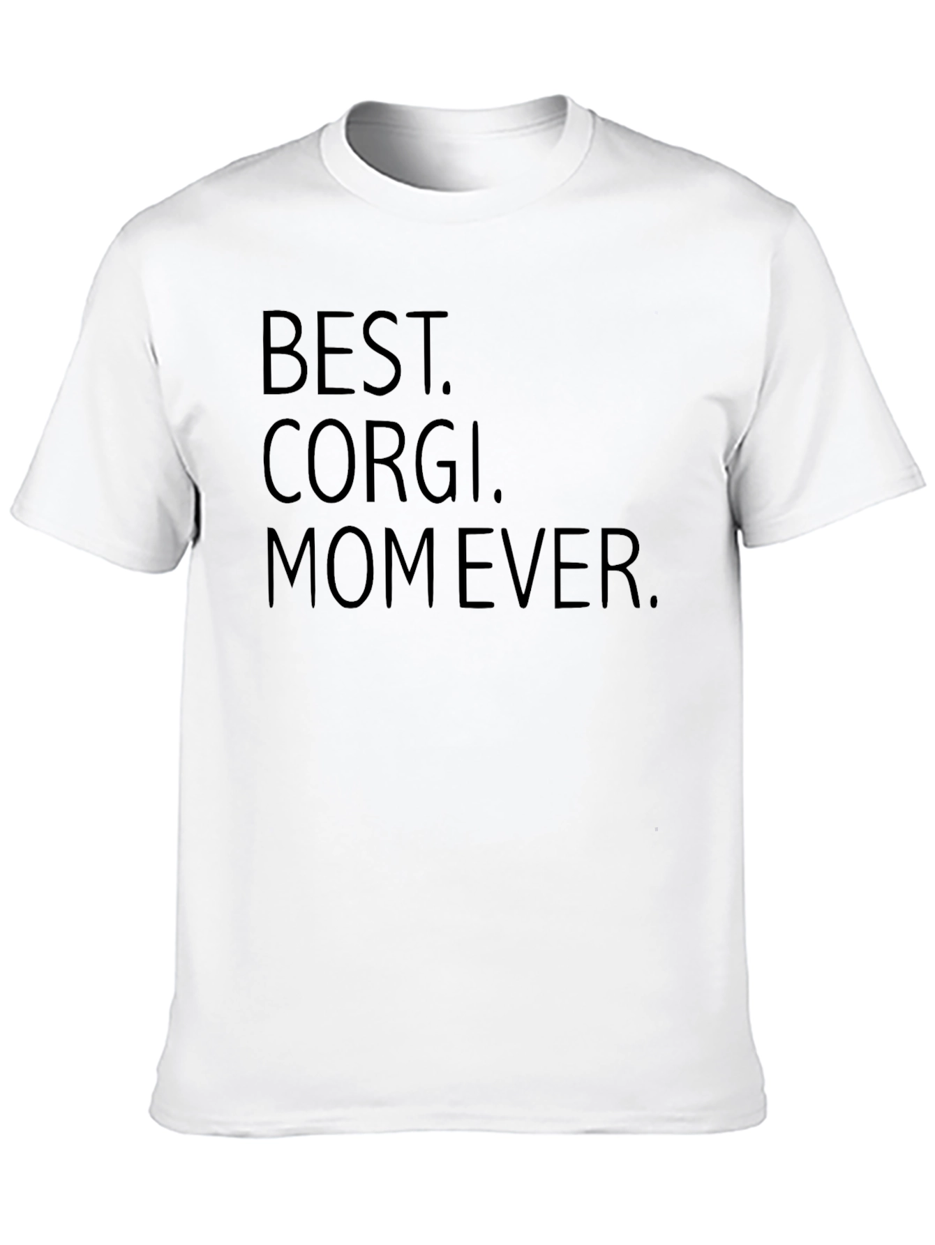 Camiseta Negra Best Corgi Mom Ever