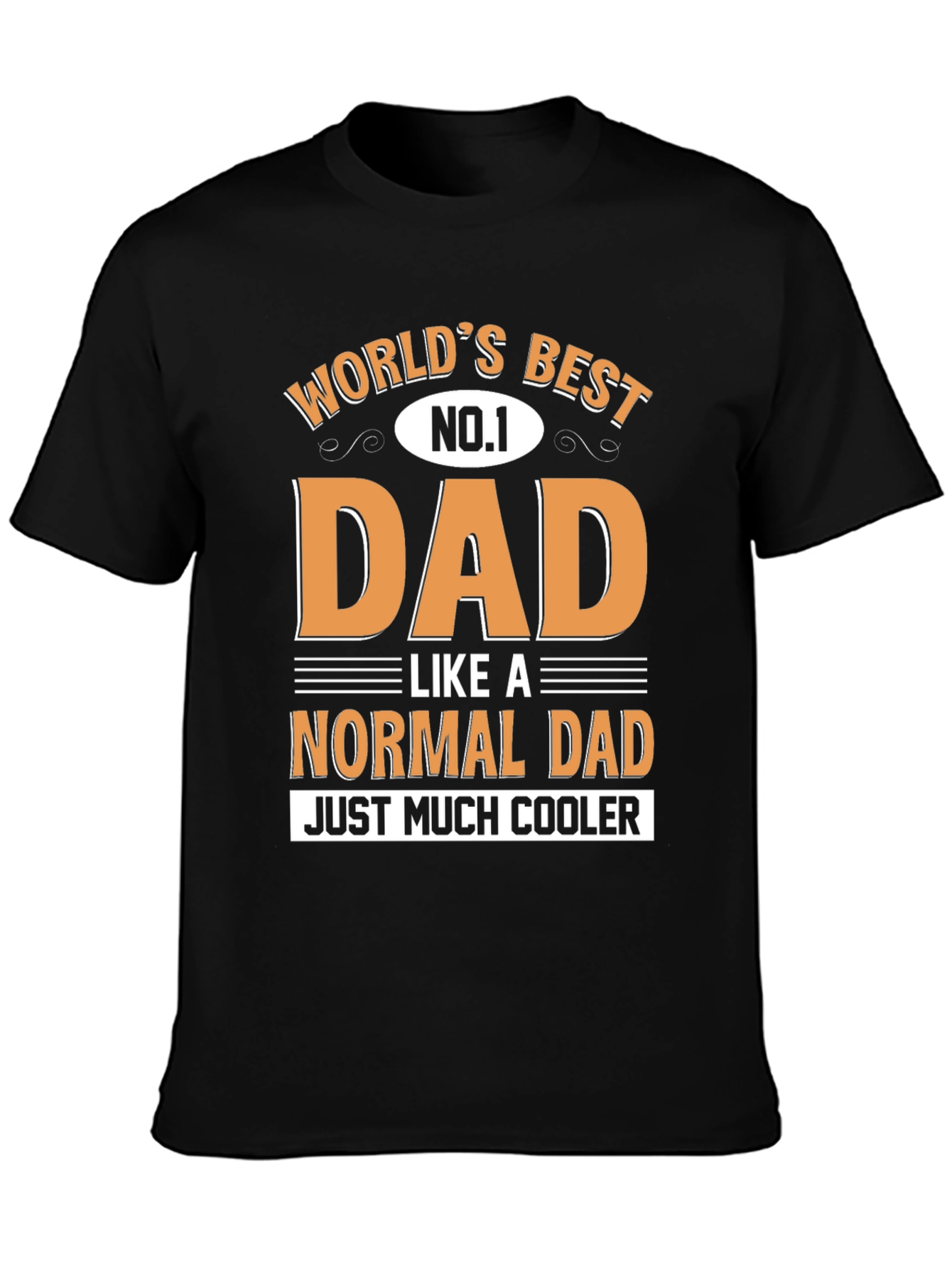 Camiseta Negra Día del Padre: El Mejor Papá
