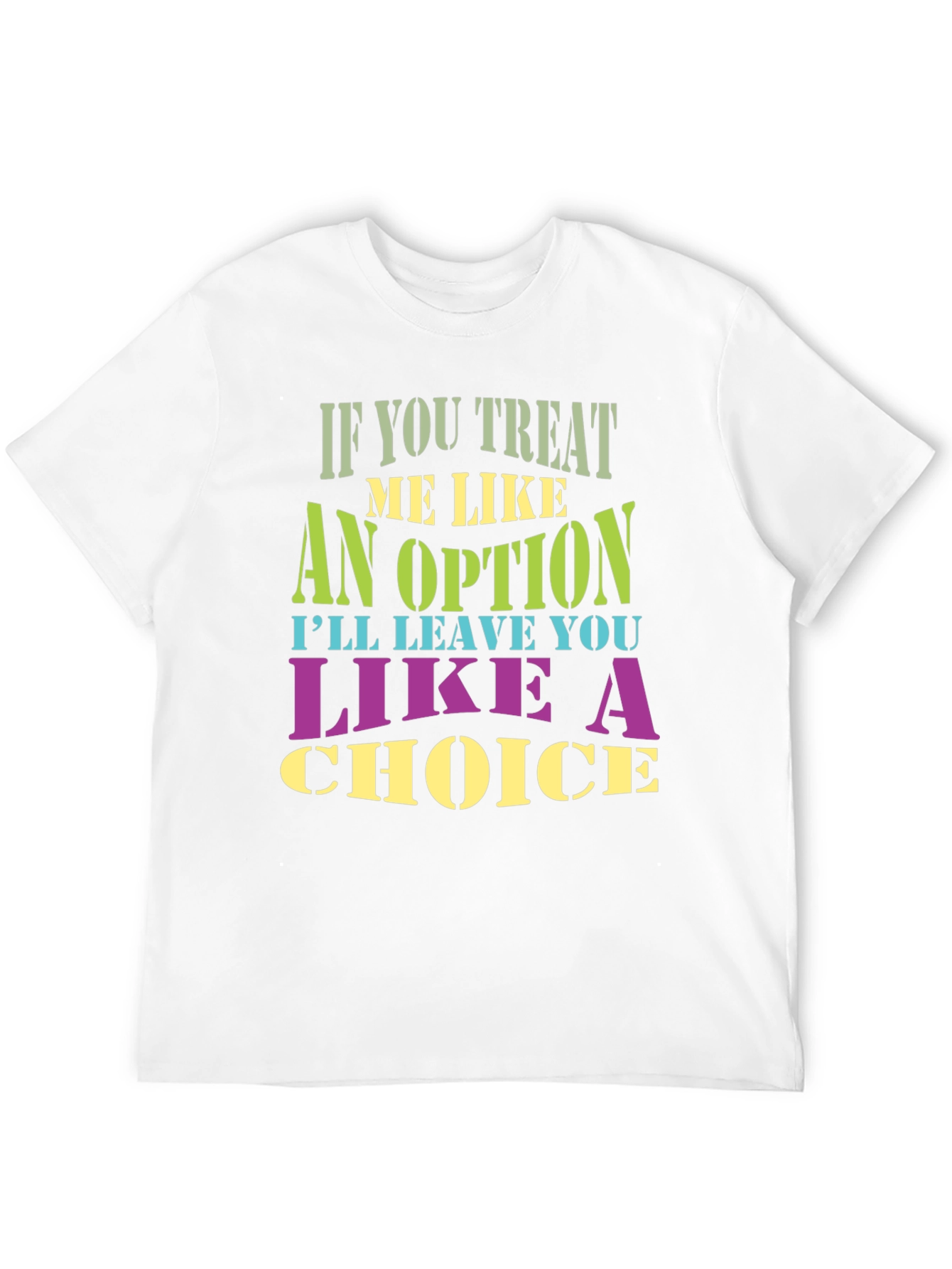 Camiseta Negra con Estampa de Frase Inspiradora