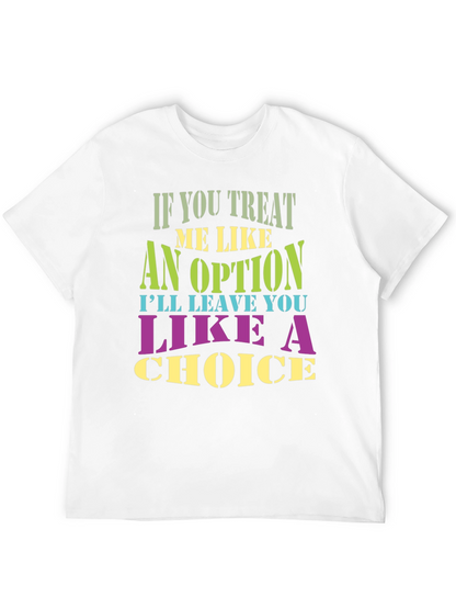 Camiseta Negra con Estampa de Frase Inspiradora